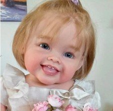 Enorme kit de muñeca bebé renacido de 28 pulgadas sonrisa niña niño pequeño sin terminar hágalo usted mismo nuevo