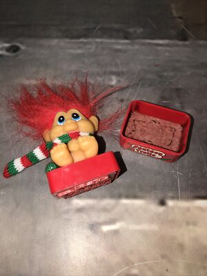 Vtg 1992 Noteworthy Fantasy Trolls Stamper Christmas Holiday Ink Stamper