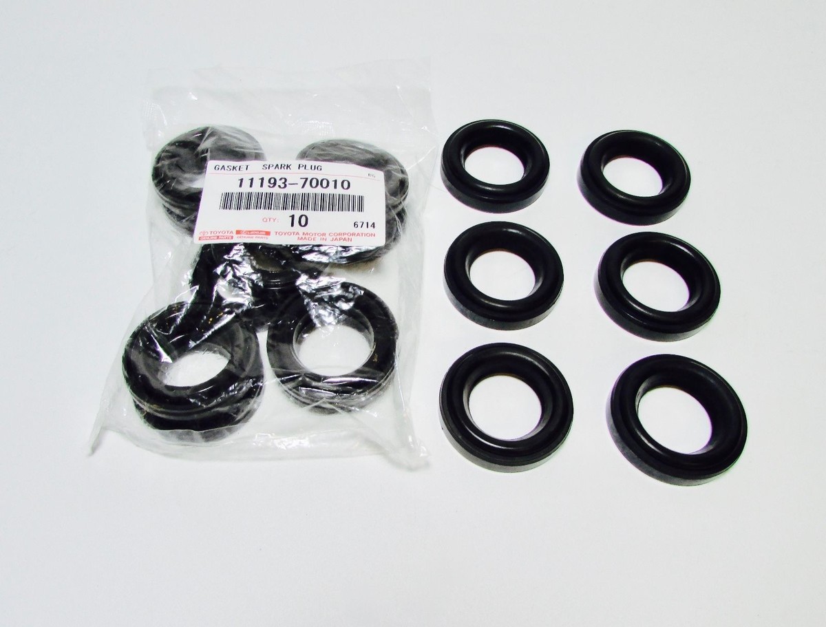 NEW GENUINE TOYOTA VALVE COVER GASKETS & SPARK PLUG TUBE SEAL SET