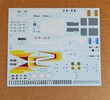 Revell 1/25 FORD BRONCO HALF CAB WITH DUNE BUGGY & TRAILER DECAL SHEET SANDMAN