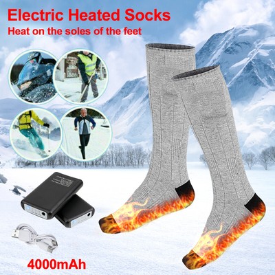 Winter Beheizbare Socken mit Akku Beheizte Socken Fußwärmer Unisex Heizsocken