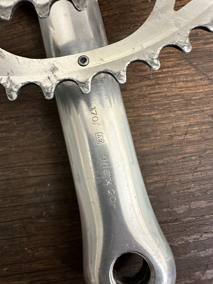 Pédalier Campagnolo Croix D'Aune GC 1993 - 172,5 Mm - 42/52 Dents - Argenté