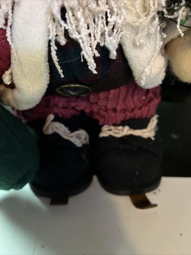 Victorias Garden Plush Santa Decoration 15 Inches - New With Tags - Picture 5 of 12