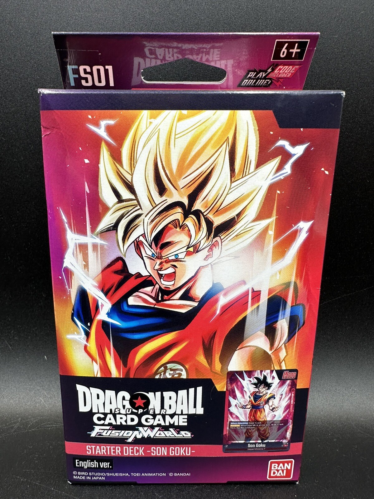 Thumbnail - Dragon Ball Super Tcg Fusion World Starter Deck Fs01 Son Goku