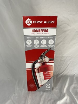 FIRST ALERT HOME2PRO Rechargeable Compliance Fire Extinguisher, UL RATED