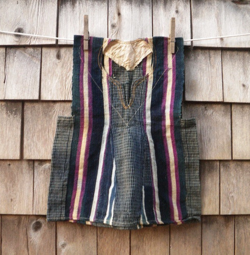 1960s Baby or Toddler Batakari Traditional African Smock Top Ghana Kente Cloth