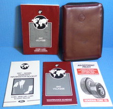 97 1997 Mercury Villager Owners Manual