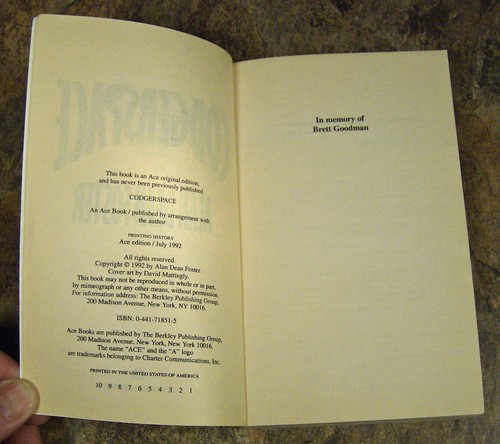 Alan Dean Foster CODGERSPACE Vintage 1992 Paperback Science Fiction - Picture 5 of 6