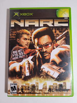 Narc (Microsoft Xbox, 2005) Game and Case Only - Tested and Working