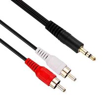 3.5mm Stereo Male to 2RCA Male (Right and Left) RCA Audio Cable (30M)