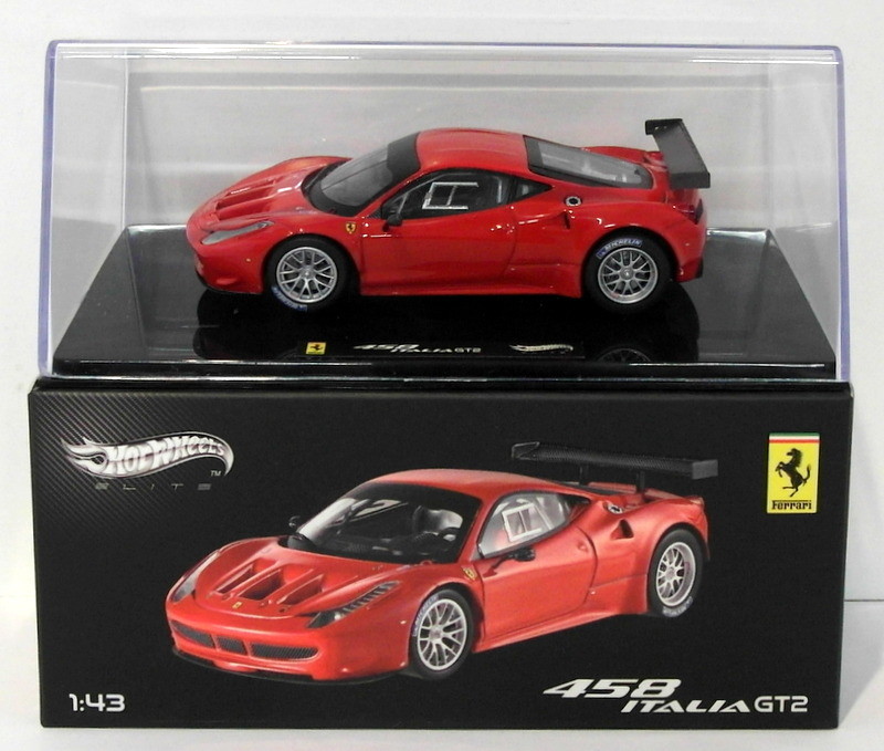 Hot Wheels Ferrari 458 Italia 8c Gt2 Launch Version 2011 1:43 X2861
