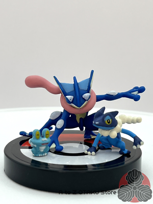 Pokemon Zukan 1/40 Figure Froakie Frogadier Greninja XY02 Japanese