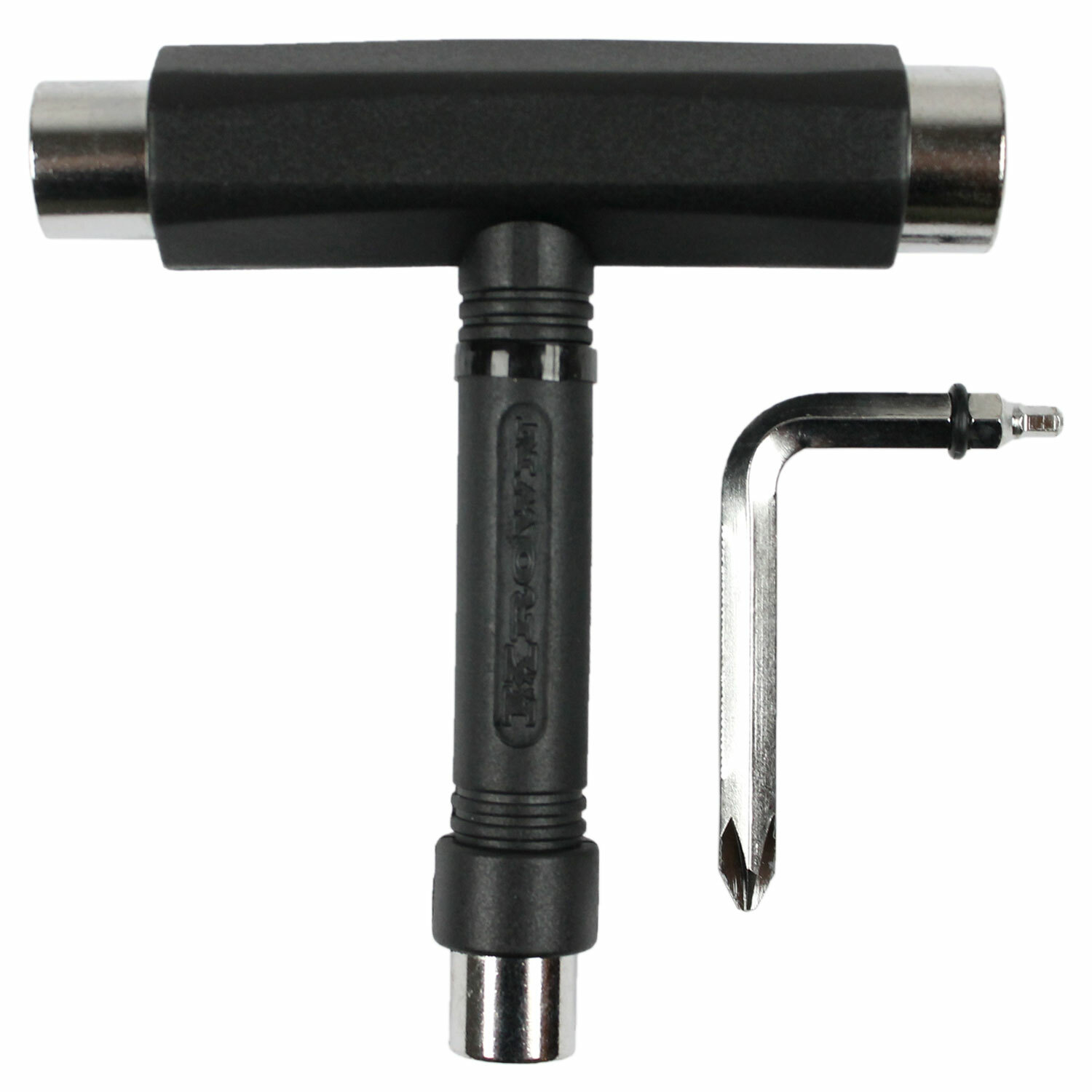 Bones Skateboard Bushings Hardcore Black 96A With Krown T-Tool