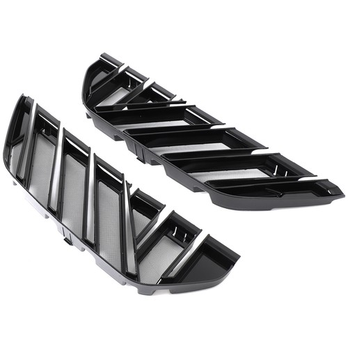 Glossy Black Car Front Center Grill Net Insect Screen Trim For BMW X3 G45 2025+ - Picture 6 of 6