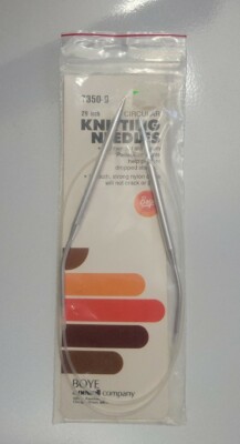 Vintage Boye Circular Knitting Needle 29 inch Size 9 Perfection Points 7350-9