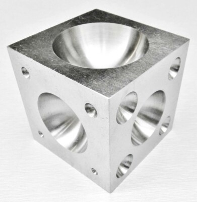 Dapping Block Steel Dapping Cube 60mm Square 21 Half Sphere Depressions ...