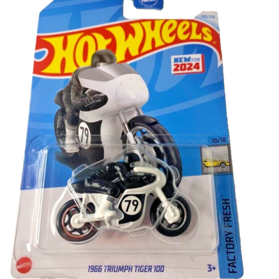 HOT WHEELS 2024 1966 TRIUMPH TIGER 100 190/250 HRY62 ERIC HAN