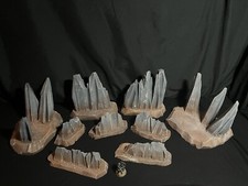 medium set of wargaming desert rocks - scatte...