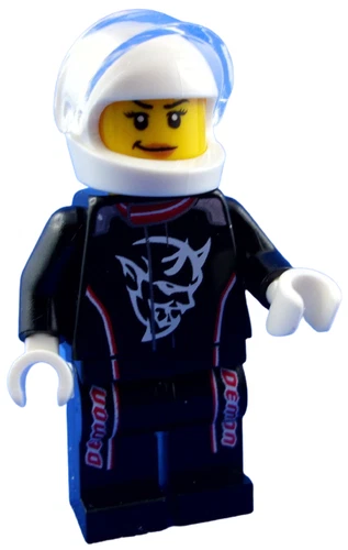 LEGO 2018 Dodge Challenger SRT Demon Driver Speed Champions Minifigure sc076 New