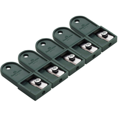5 x Faber Castell Minenspitzer Anspitzer für TK Minen bis 2 mm grün 184100