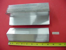 8 Pieces 2"x 2"x 1/8" ALUMINUM 6061 ANGLE BAR 8" long T6 Extruded Mill Stock