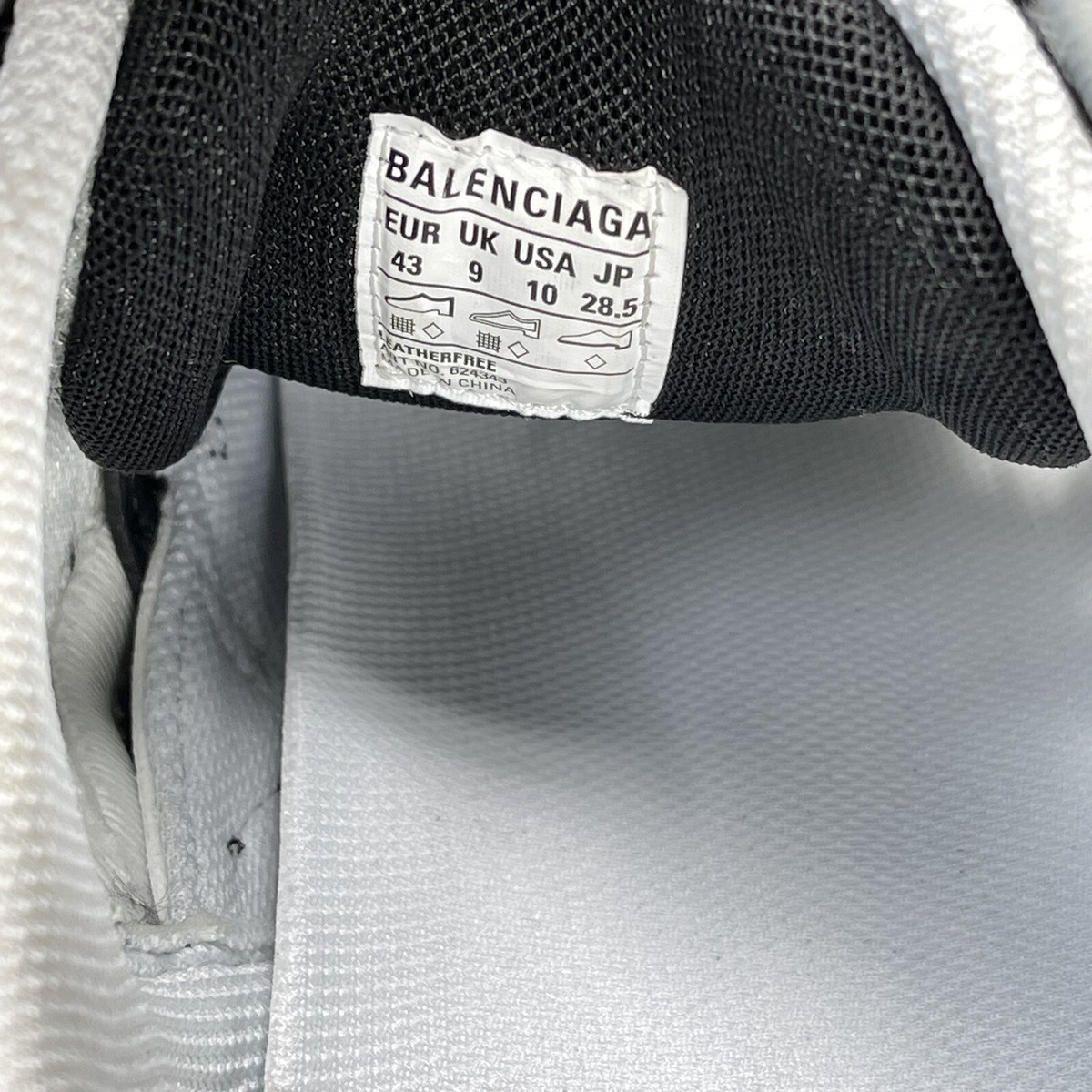Balenciaga Drive Men’s Sneakers Size 10 US/ EU 43  Black Gray Balenciaga Drive Light Grey Black Men main image 4