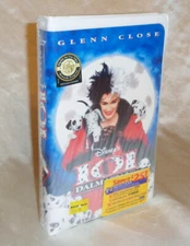 FACTORY SEALED Disney's 101 Dalmatians Clamshell VHS Glenn Close