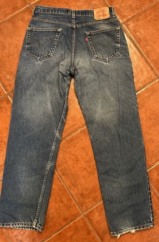 Jeans Levi’s 550 vintage años 90 corte relajado talla 34x32 (34 x 31,25) hechos en Canadá - Imagen 7 de 9