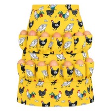 Egg Collecting Apron, 12 Pouches Chicken Egg Apron