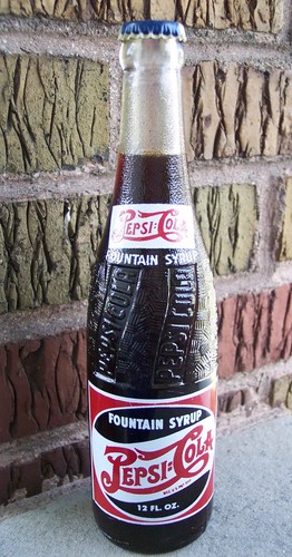 PEPSI COLA SYRUP SODA BOTTLE 12oz 1943 CLAREMONT N H NEW HAMPSHIRE POP BOTTLE