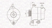 Magneti Marelli Lichtmaschine Generator FüR Toyota Aygo WNB1_ KGB1_ 1.0