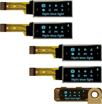 OLED LCD Display Module 0.91 Inch 128x32 SPI 4 Wire Serial Screen Driver 3.3V 4