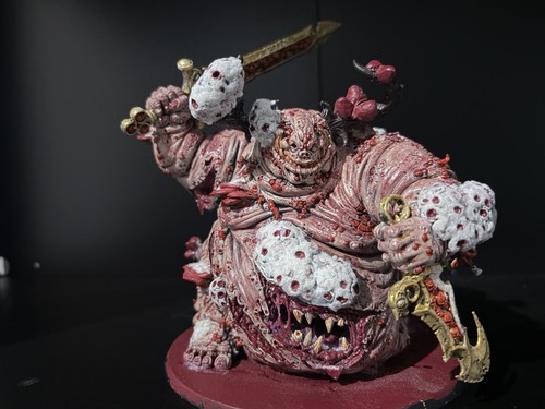 Scarlet Rot Painted - Chaos Daemons Great Unclean One Warhammer 40K Miniature