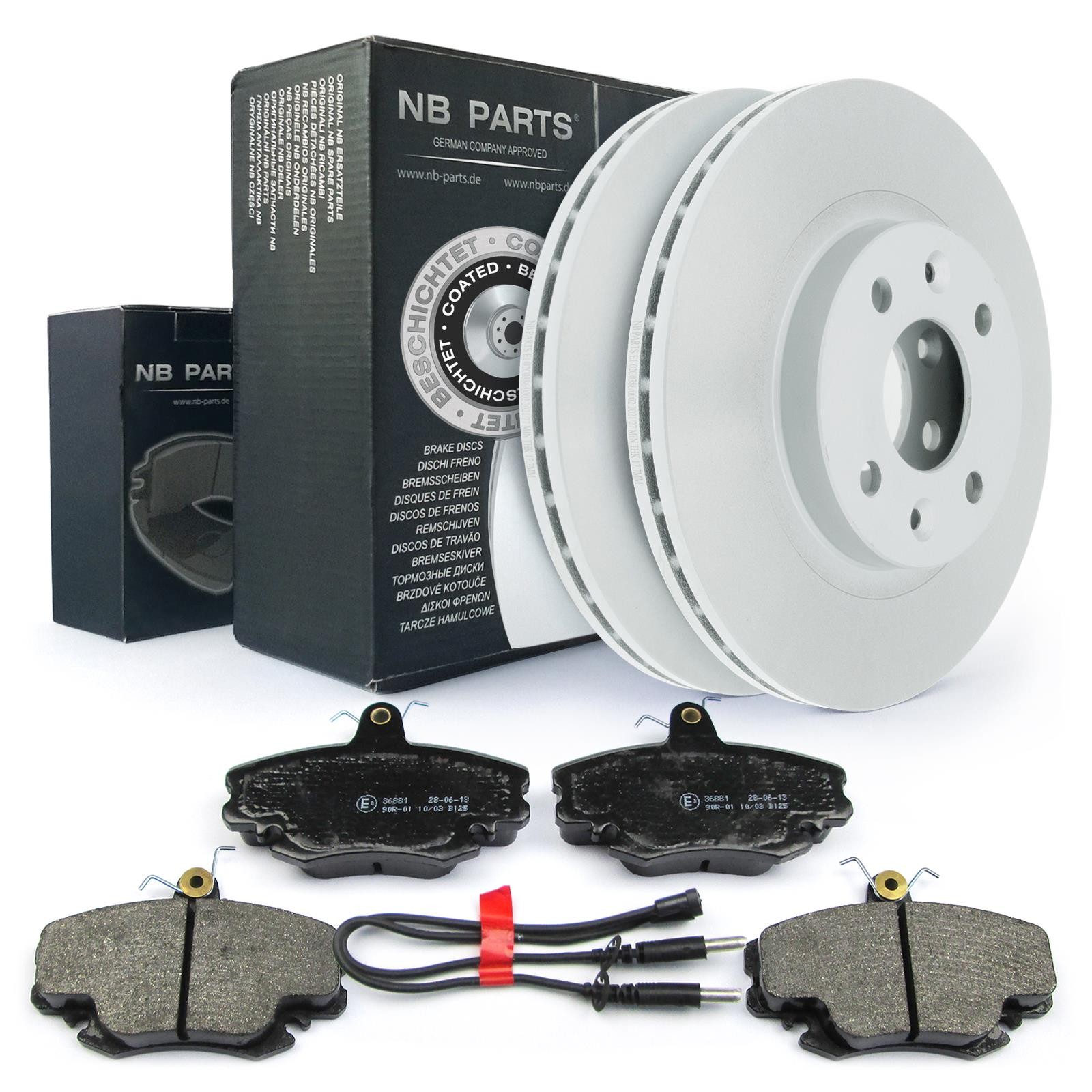 Brake Discs Pads Front for Dacia Logan Sandero Renault Clio Megane Twingo