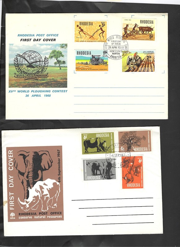 RHODESIA-FDC-MODERN--LOT OF 3-F-#101