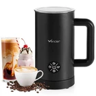 Electric Milk Frother & Warmer – Hot/Cold Foam, 3 Modes, Auto Shut-Off
