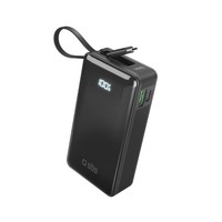 SBS Powerbank 10000 Mah 20W FüR Smartphones Mit Integriertem Usb-C-Kabel