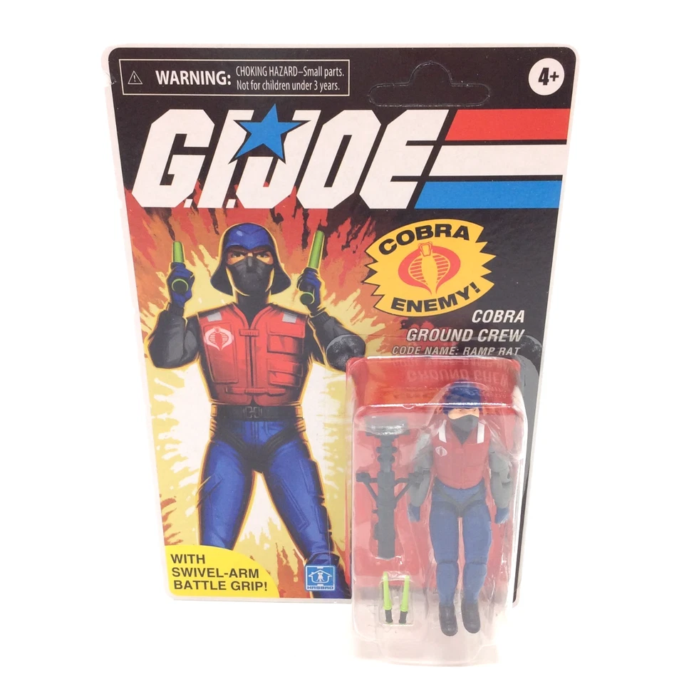 Hasbro G.I. Figura de acción Joe Haslab SKYSTRIKER Cobra Ground Crew RAMP RAT Foto 2 de 4