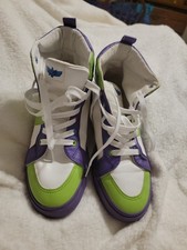 RARE DISNEY BUZZ LIGHTYEAR Hi TOP SHOES VERY HARD TO FIND MENS 8 USED