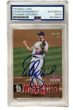 ADAM WAINWRIGHT PSA Signed Upper Deck 2006 World Series champion card Cardinals