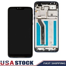 US For Motorola Moto G7 Power XT1955-5 XT1955DL LCD Touch Screen Digitizer Frame