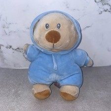 Ty Baby Bear Blue In PJs Beanies Beanie Baby Plush