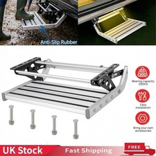 Aluminum Manual Pull Out Drop Down Folding Step Motorhome RV Campervan Caravan