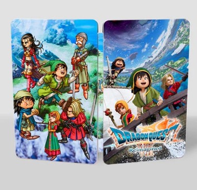 DRAGON QUEST VII Reimagined スチールブック ピンズ Dragon Quest VII Reimagined DQ7 Steelbook Custom Made For Nintendo