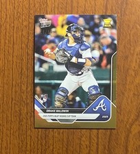 2025 Topps Now #RC-1 Drake Baldwin Rookie Cup Gold Foil /50