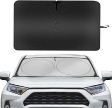 Car Windshield Sun Shade, Foldable 240T Thickened Car Sun Shade Windshield Block