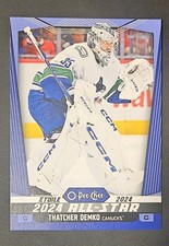 O Pee-Chee Hockey 2024-25 Blue Parallel All-Star Thatcher Demko 