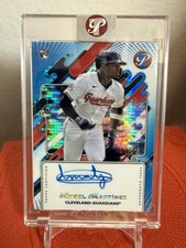 2025 Topps Pristine Angel Martinez Encased Blue Auto /75 #PA-AMA Guardians RC