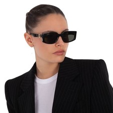 Gucci Grey Rectangular Ladies Sunglasses GG1534S 001 55 GG1534S 001 55