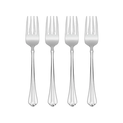 Oneida Julliard Flatware, Set of 4 , 18/10 Stainless Steel, Silver
